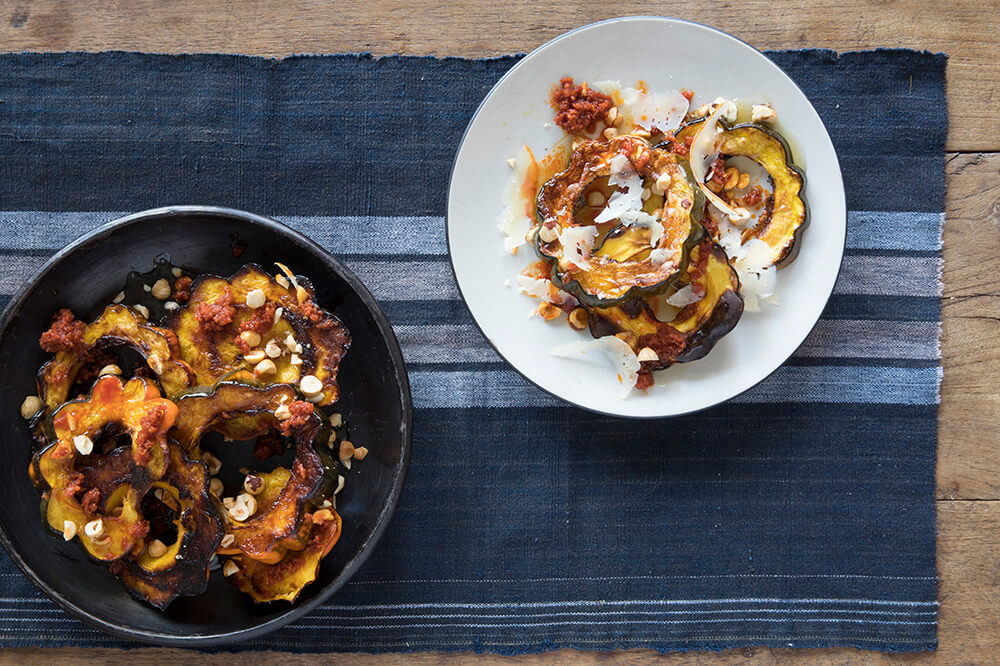 CALABAZA CON SOBRASADA