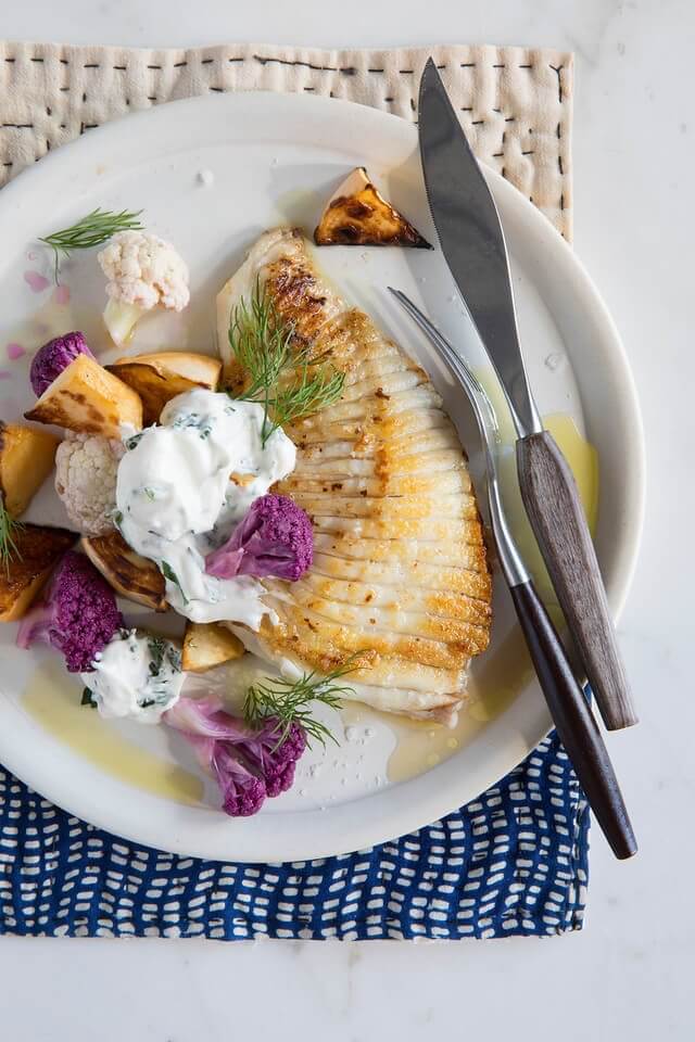 Raya a la Plancha Spanish Cookbook