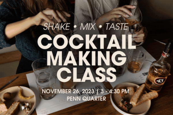 Cocktail Making Class & Tapas Lunch At Boqueria Penn Quarter